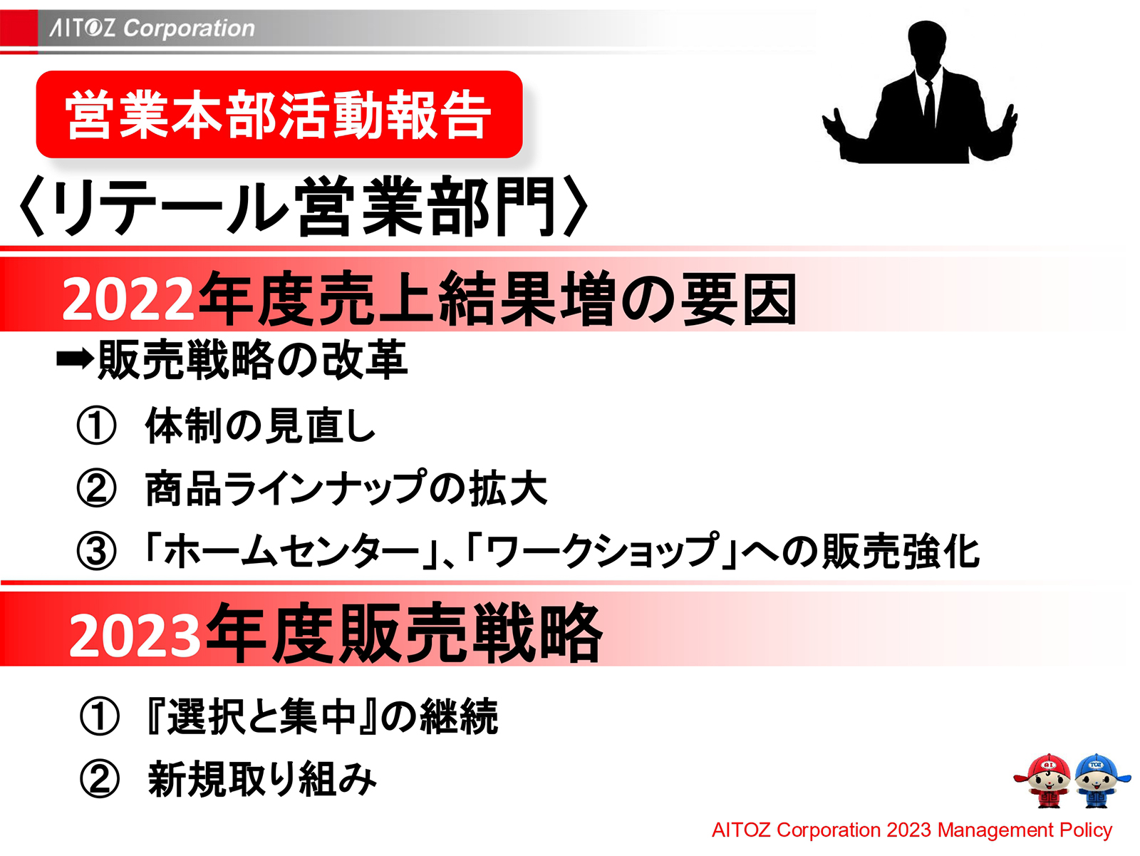 2023年度方針発表＆業績報告