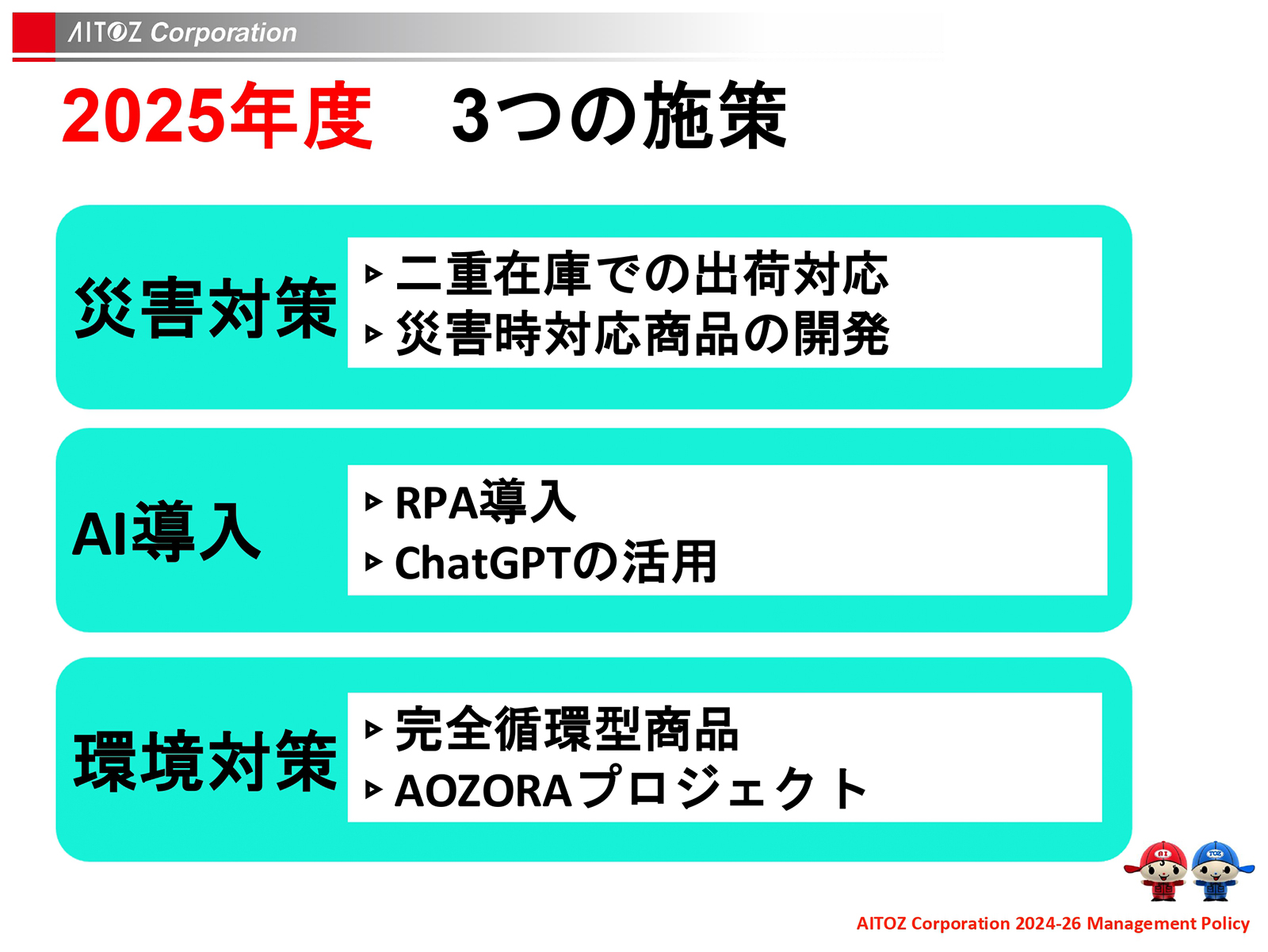 2025年度方針発表＆業績報告