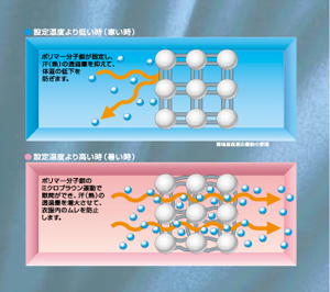 ポリマー分子の図