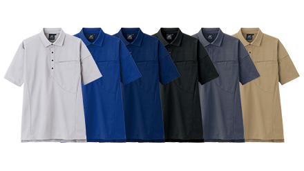ポロシャツ：半袖ポロシャツ（男女兼用）