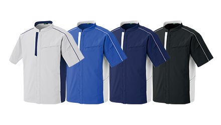 ECO WORKER STRETCH：半袖ジャケット（男女兼用）