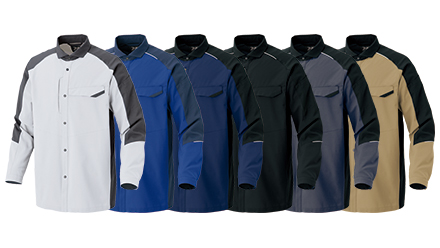 TULTEX WORK：長袖シャツ（男女兼用）