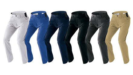 ウルトラストレッチ：ワークパンツ（ノータック）（男女兼用）